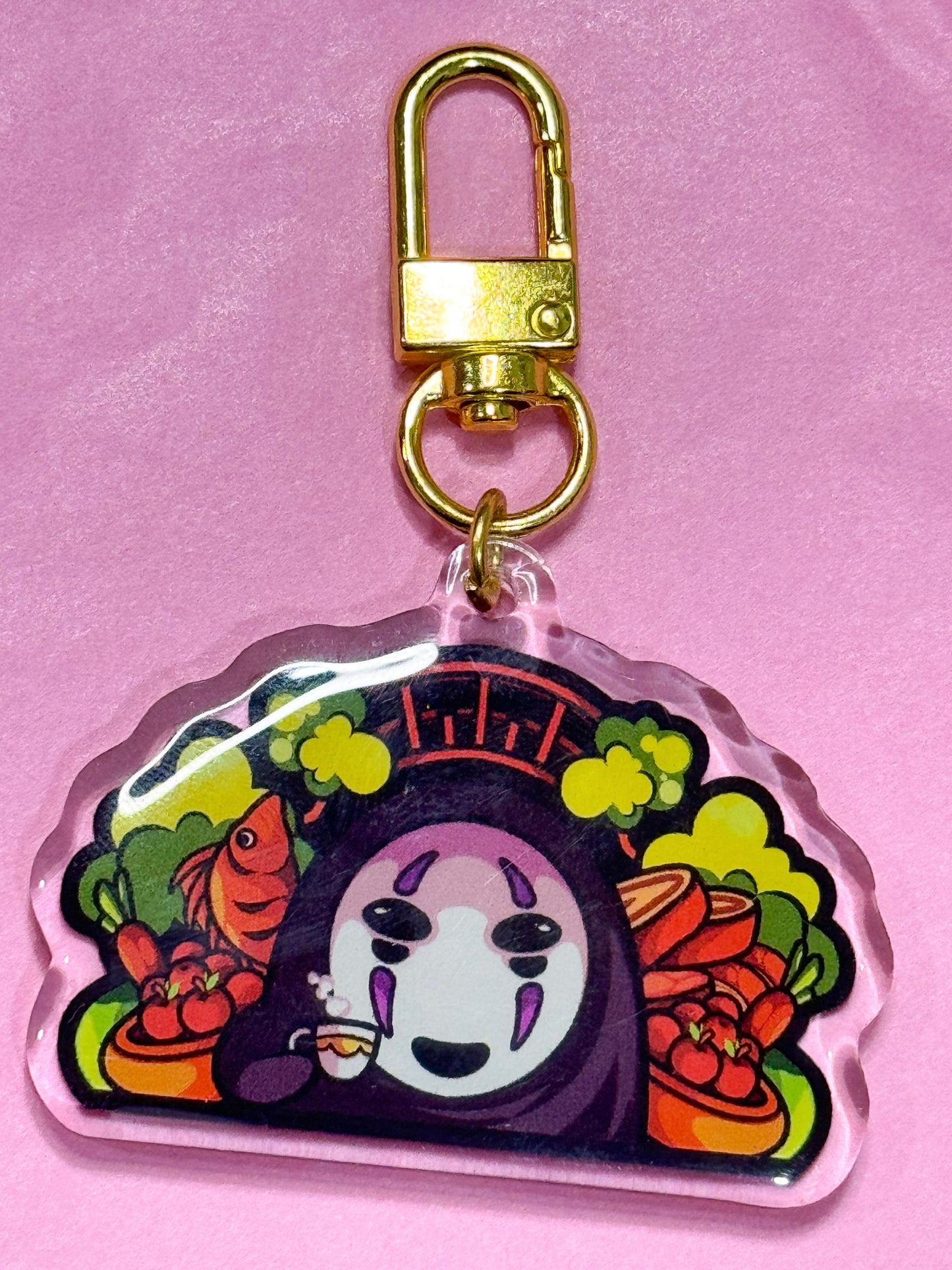 Gold Monster Keychain