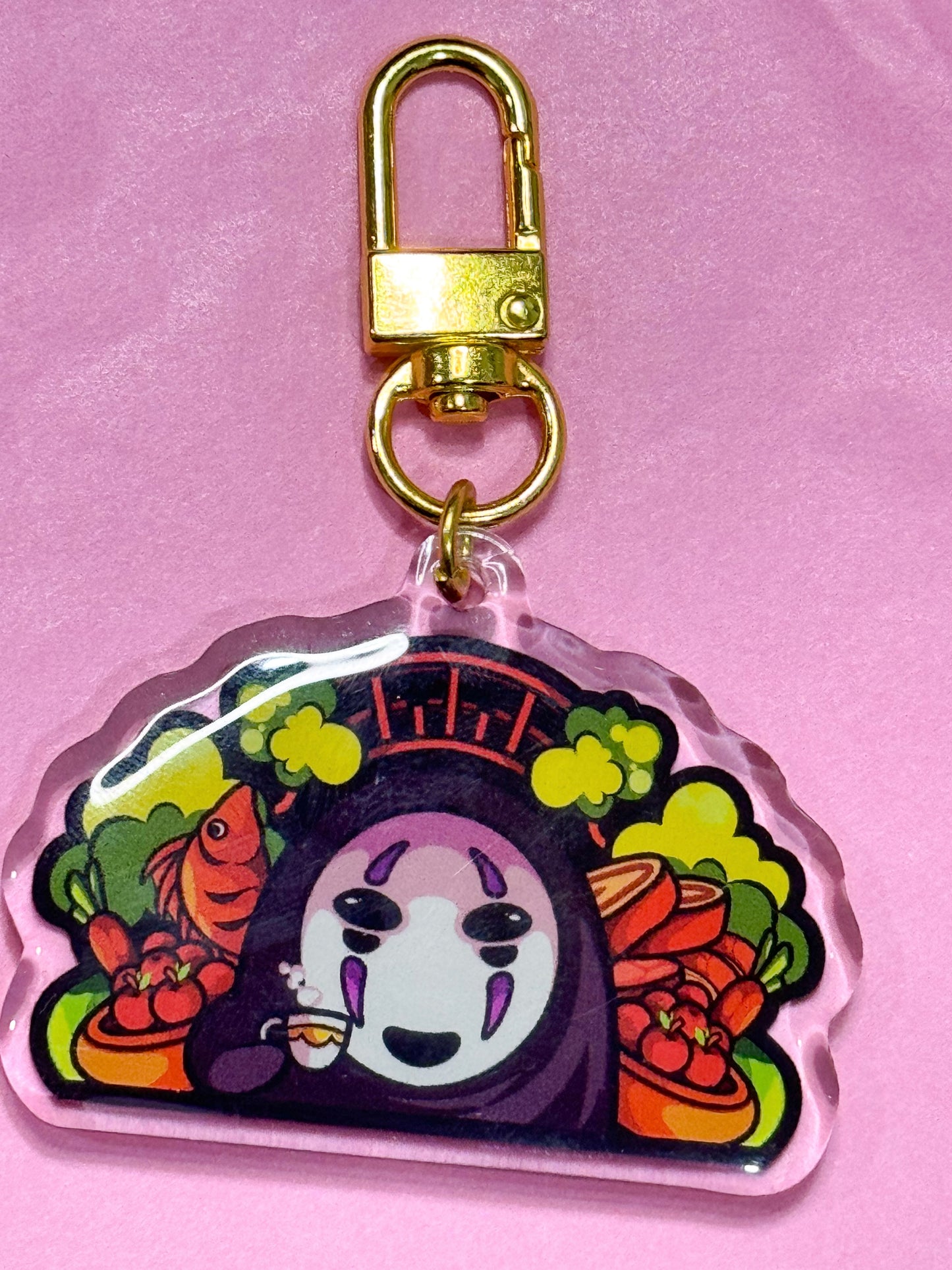 Gold Monster Keychain